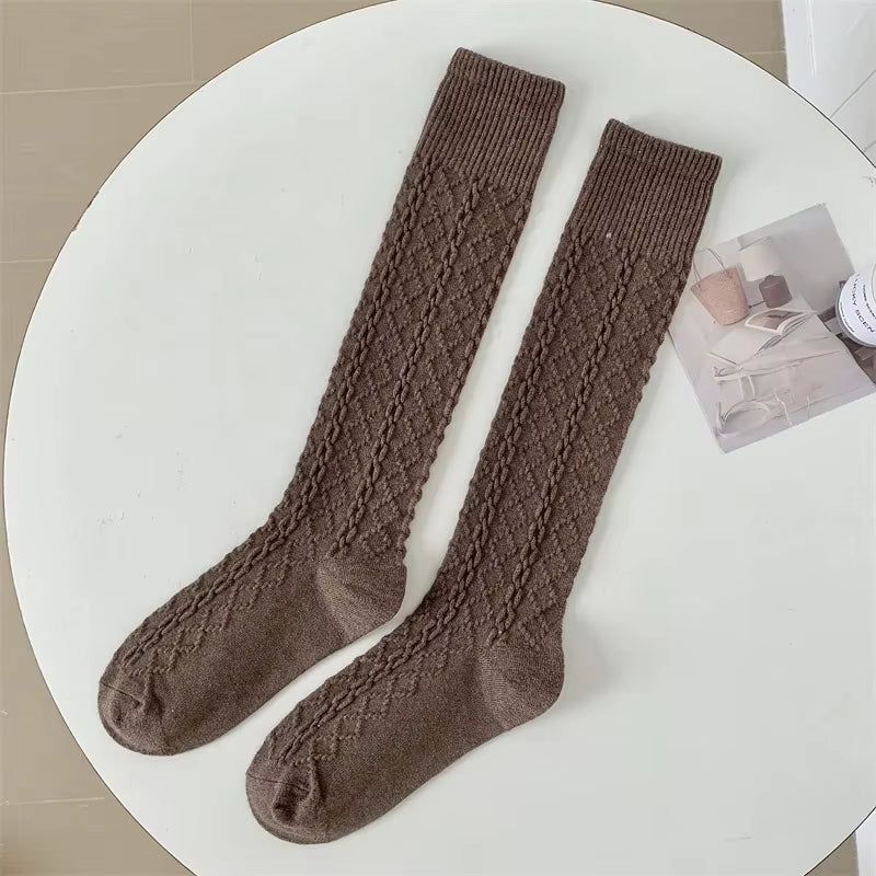 LuWe Cozy Cable Knit Socks