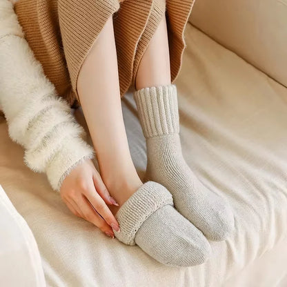 LuWE Cozy Lounge Socks - Beige