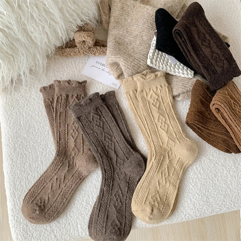 LuWe Woolen Comfort Knit Socks