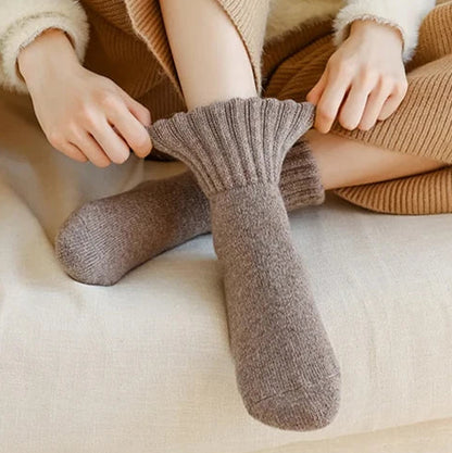 LuWE Cozy Lounge Socks - Mocha