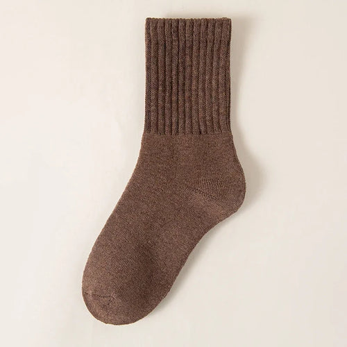 LuWE Cozy Lounge Socks - Coffee
