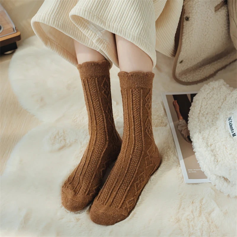 LuWe Woolen Comfort Knit Socks