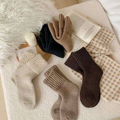 LuWE Cozy Lounge Socks - Mocha