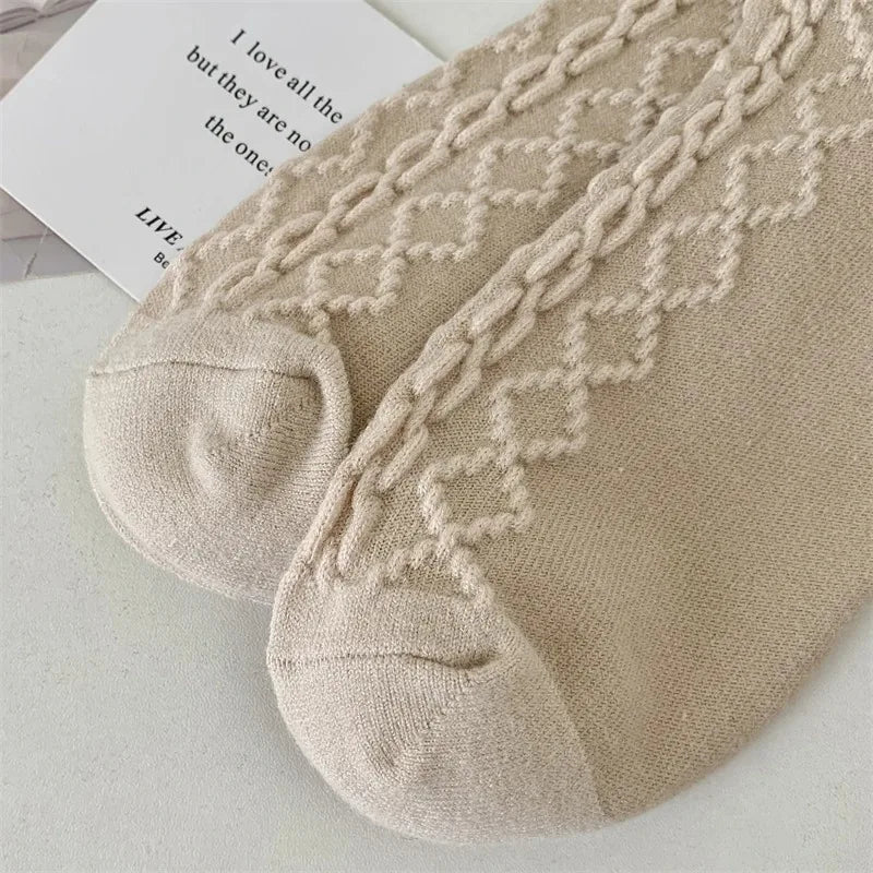 LuWe Cozy Cable Knit Socks