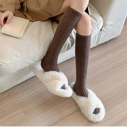 LuWe Cozy Cable Knit Socks
