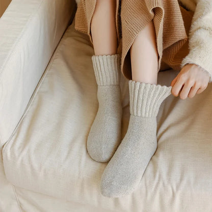 LuWE Cozy Lounge Socks - Mocha
