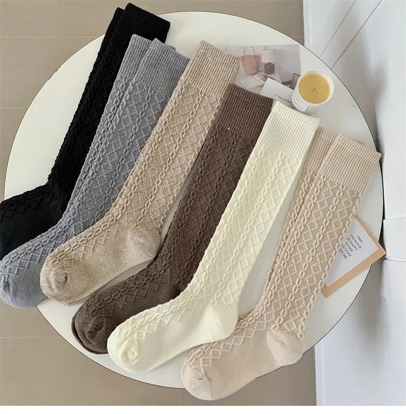 LuWe Cozy Cable Knit Socks